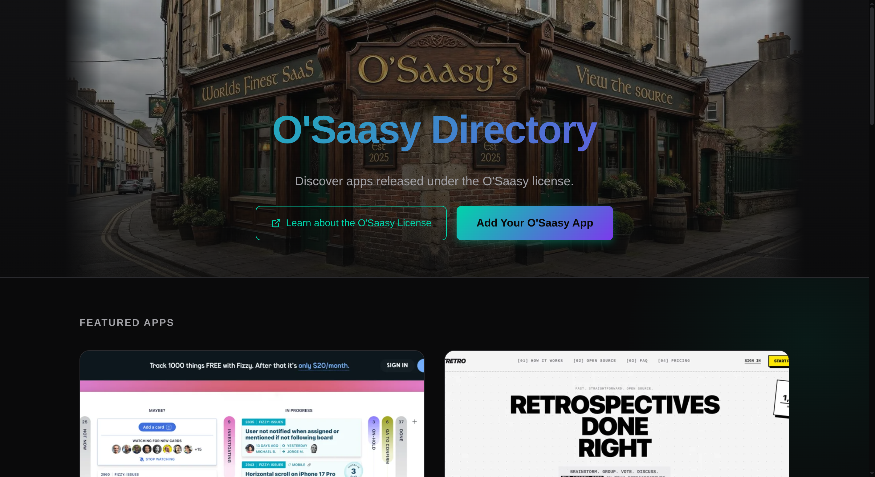O'Saasy Directory